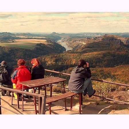 Pension Schwarz Bad Schandau Exteriör bild