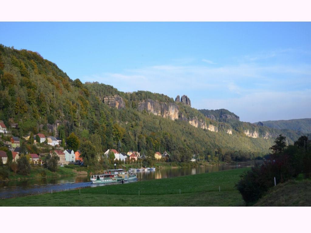 Pension Schwarz Bad Schandau Exteriör bild