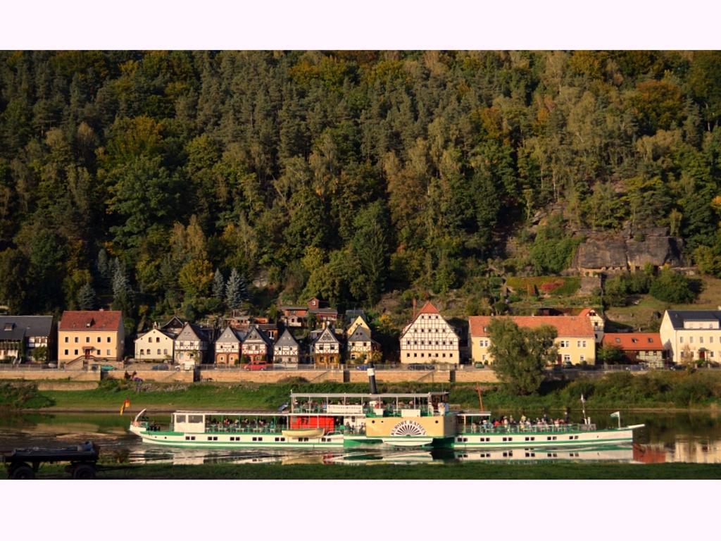 Pension Schwarz Bad Schandau Exteriör bild